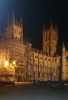 Canterbury Cathedral at night